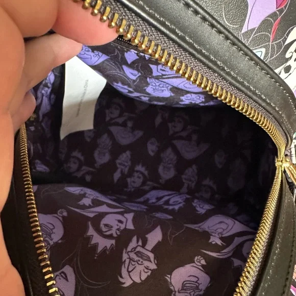 Loungefly Black and Purple Haunted Mansion Backpack - Picture 3 of 3